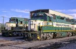 Arizona & California GP35 ARZC #3501 with a damaged GP30m #3003 in backround.